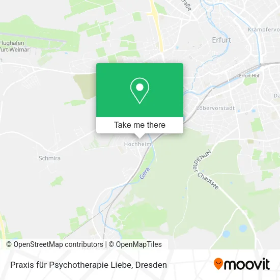Карта Praxis für Psychotherapie Liebe