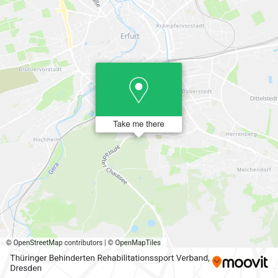 Карта Thüringer Behinderten Rehabilitationssport Verband