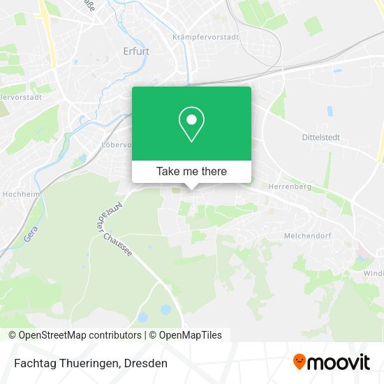 Карта Fachtag Thueringen