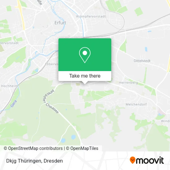 Dkjg Thüringen map