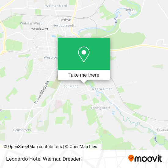 Карта Leonardo Hotel Weimar