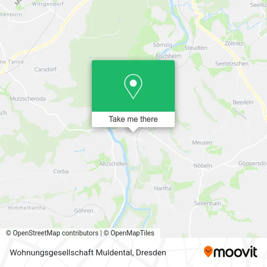 Карта Wohnungsgesellschaft Muldental