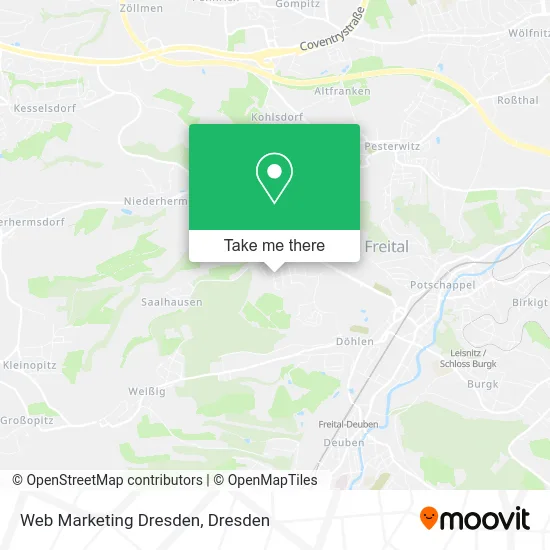 Карта Web Marketing Dresden