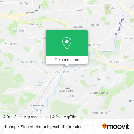 Knöspel Sicherheitsfachgeschäft map