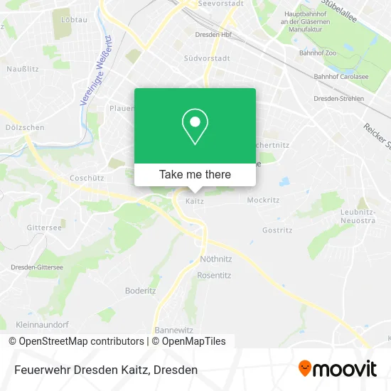 Feuerwehr Dresden Kaitz map