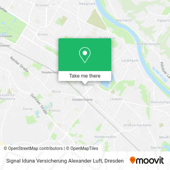Карта Signal Iduna Versicherung Alexander Luft