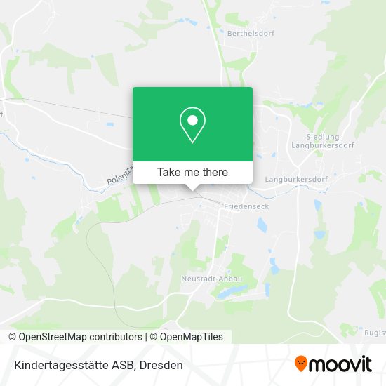 Карта Kindertagesstätte ASB
