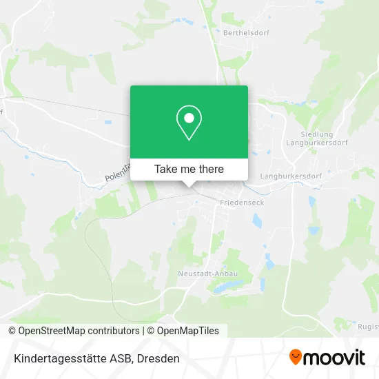 Карта Kindertagesstätte ASB