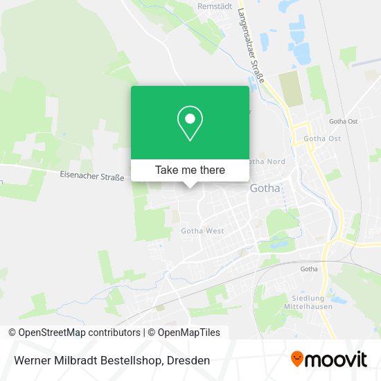 Карта Werner Milbradt Bestellshop