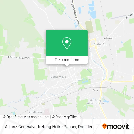 Карта Allianz Generalvertretung Heike Pauser
