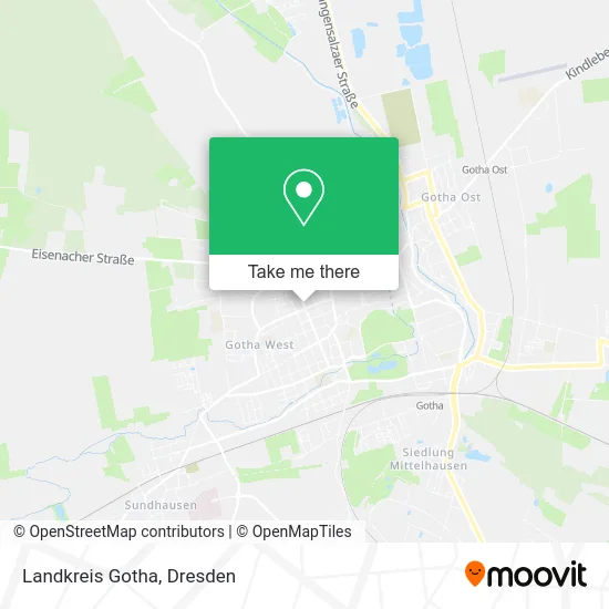 Карта Landkreis Gotha