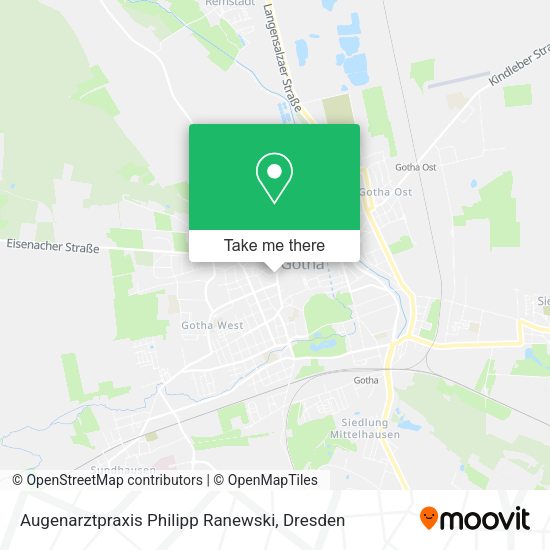 Карта Augenarztpraxis Philipp Ranewski