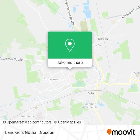 Карта Landkreis Gotha