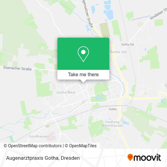 Карта Augenarztpraxis Gotha
