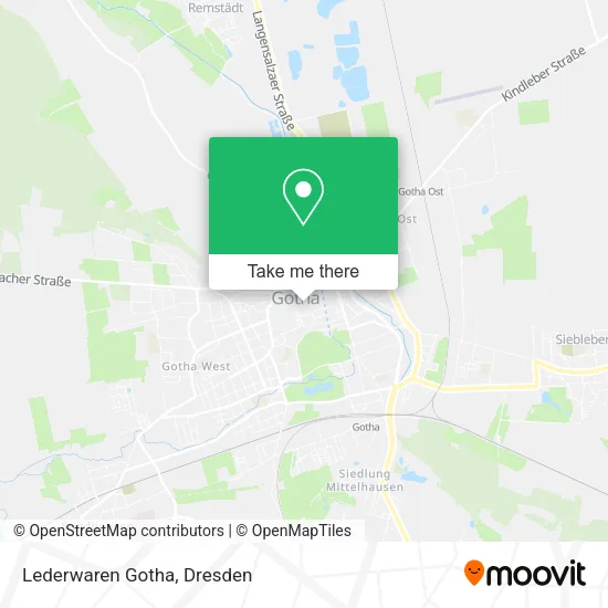 Карта Lederwaren Gotha