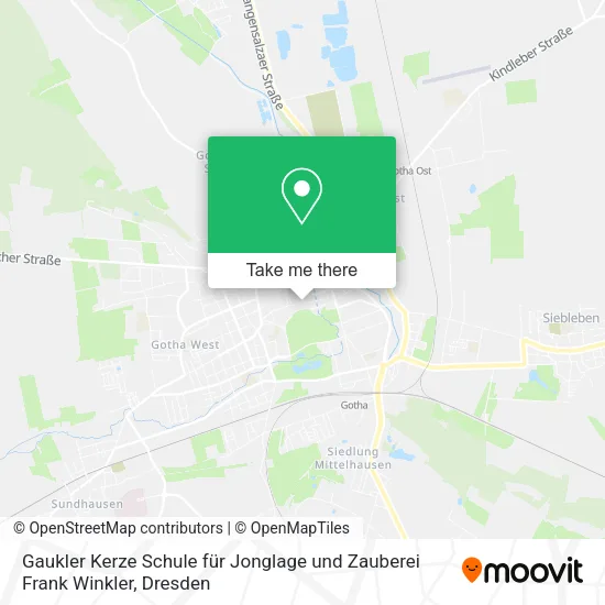 Карта Gaukler Kerze Schule für Jonglage und Zauberei Frank Winkler