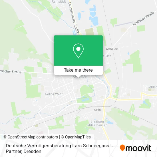 Карта Deutsche Vermögensberatung Lars Schneegass U. Partner