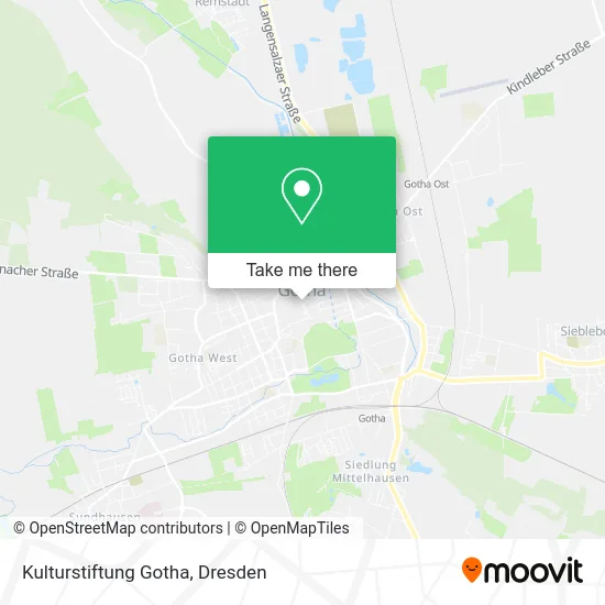 Карта Kulturstiftung Gotha