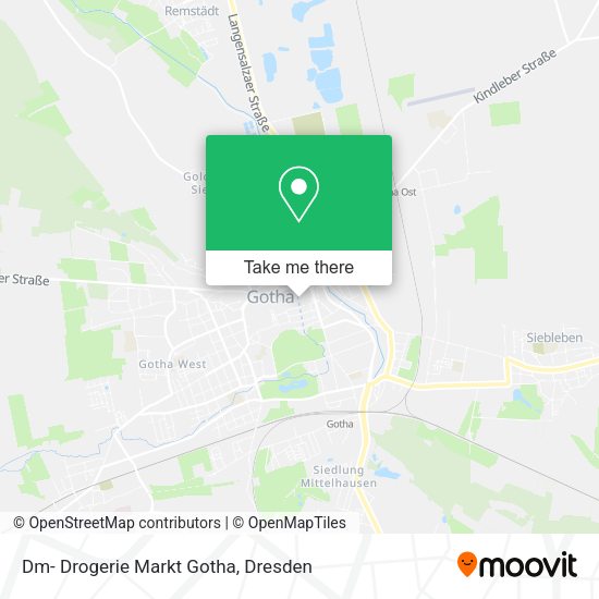 Карта Dm- Drogerie Markt Gotha
