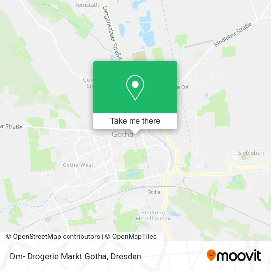 Карта Dm- Drogerie Markt Gotha