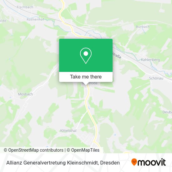 Карта Allianz Generalvertretung Kleinschmidt