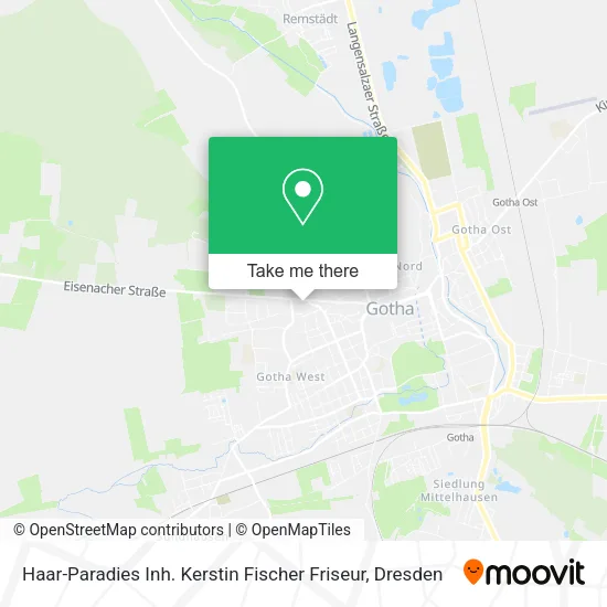 Карта Haar-Paradies Inh. Kerstin Fischer Friseur