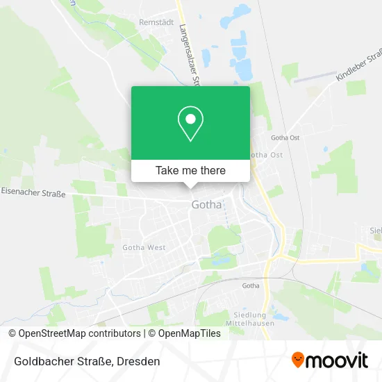 Карта Goldbacher Straße