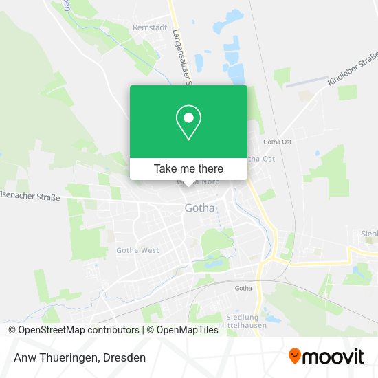 Карта Anw Thueringen