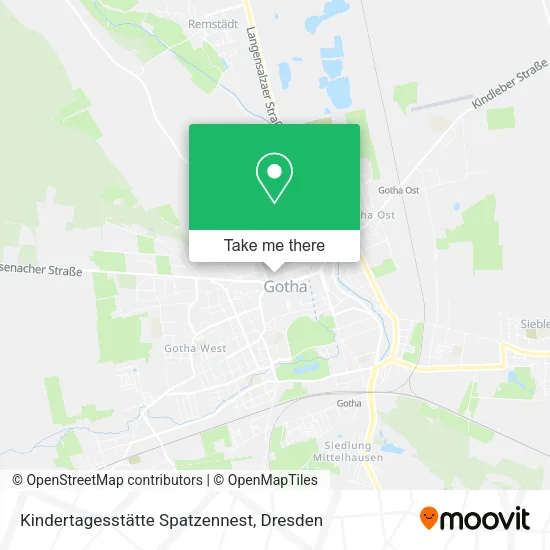 Карта Kindertagesstätte Spatzennest