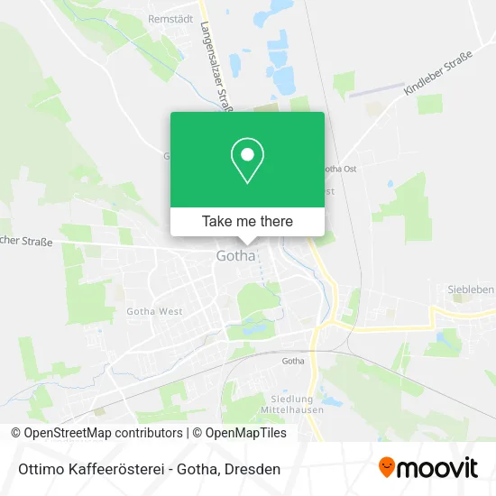 Карта Ottimo Kaffeerösterei - Gotha