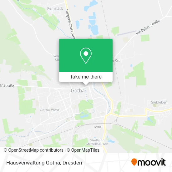 Карта Hausverwaltung Gotha