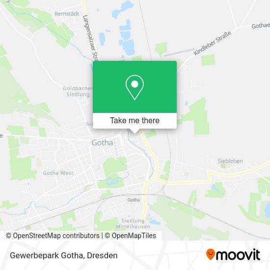Карта Gewerbepark Gotha