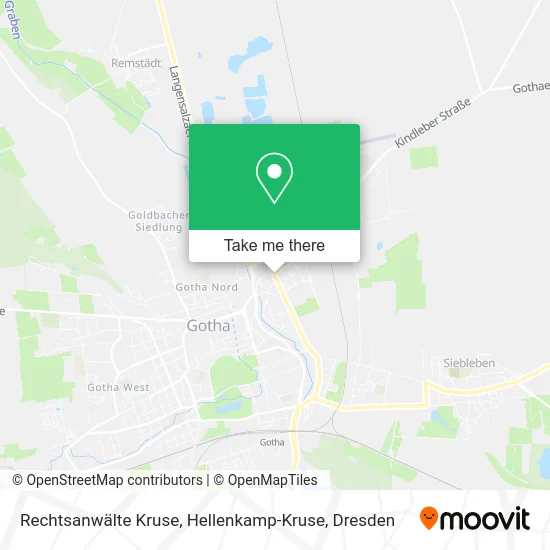 Карта Rechtsanwälte Kruse, Hellenkamp-Kruse