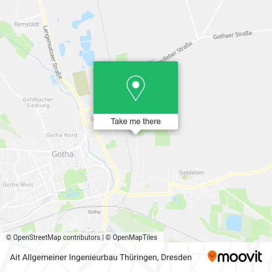 Ait Allgemeiner Ingenieurbau Thüringen map