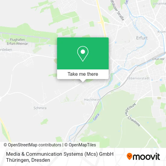 Карта Media & Communication Systems (Mcs) GmbH Thüringen