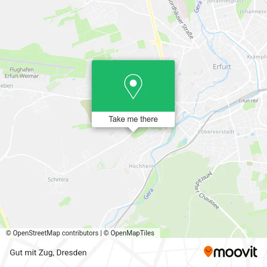 Карта Gut mit Zug