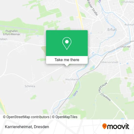 Карта Karriereheimat