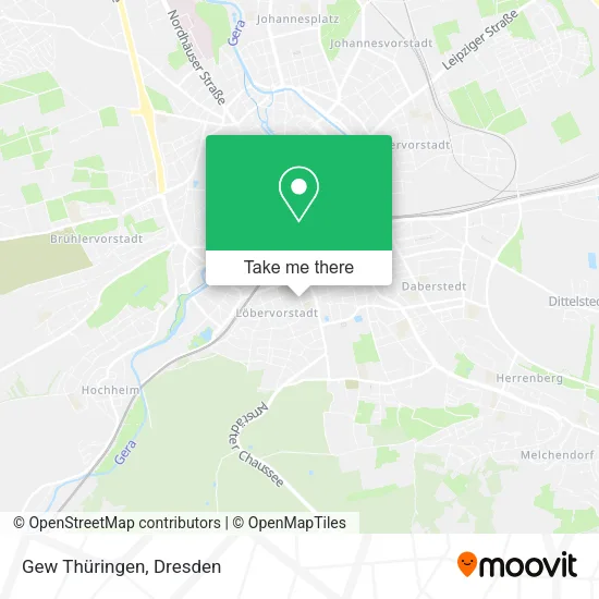 Карта Gew Thüringen