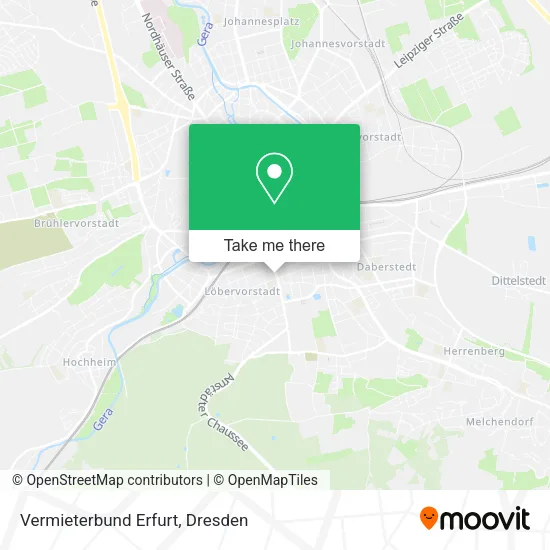 Карта Vermieterbund Erfurt
