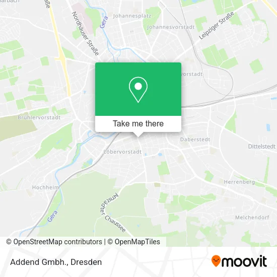 Карта Addend Gmbh.