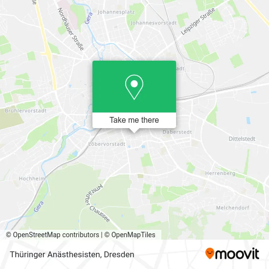 Карта Thüringer Anästhesisten