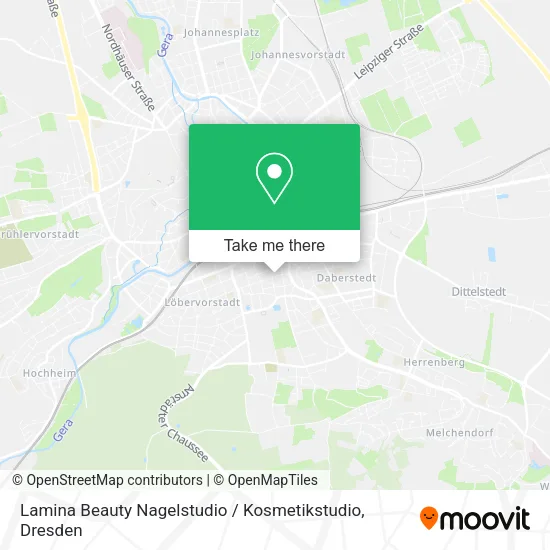 Карта Lamina Beauty Nagelstudio / Kosmetikstudio