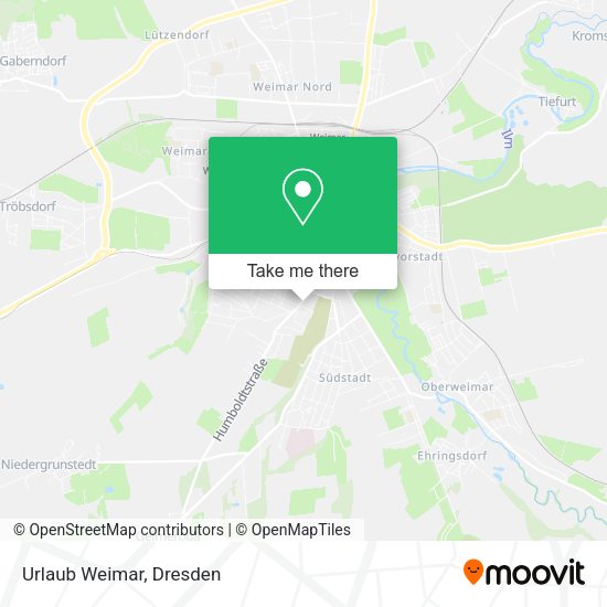 Карта Urlaub Weimar