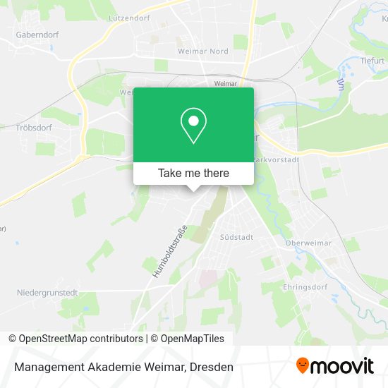 Карта Management Akademie Weimar