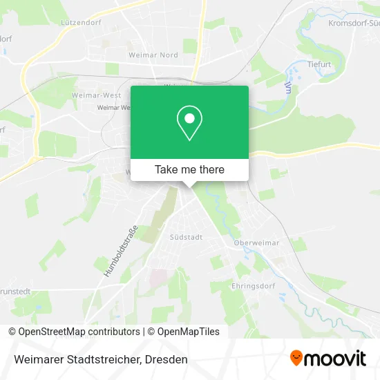 Карта Weimarer Stadtstreicher