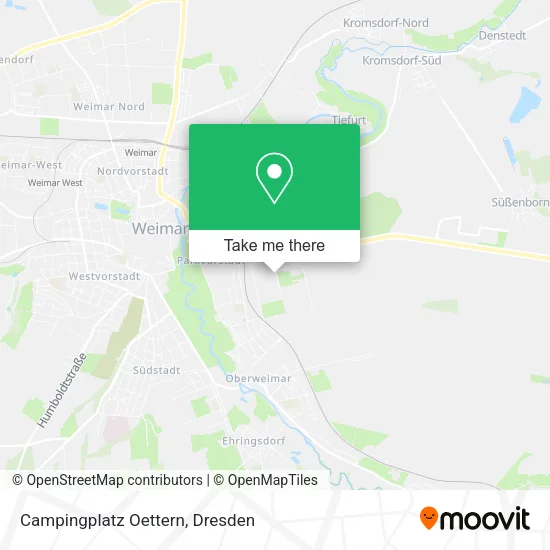 Карта Campingplatz Oettern
