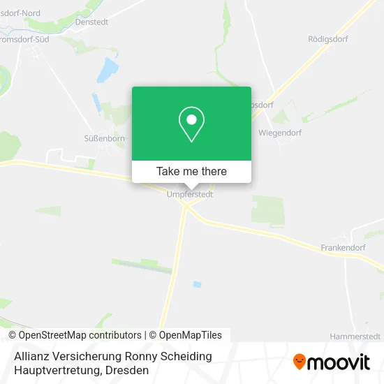 Карта Allianz Versicherung Ronny Scheiding Hauptvertretung