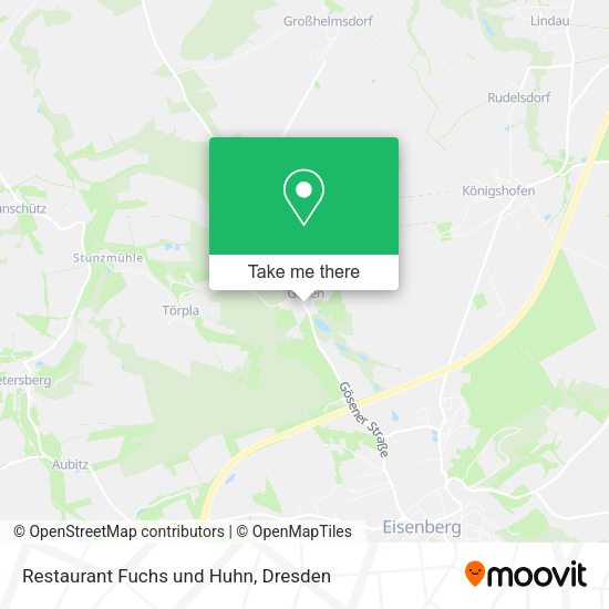Карта Restaurant Fuchs und Huhn