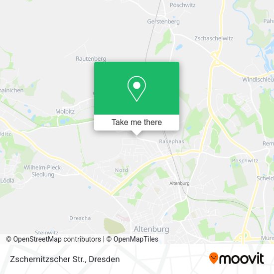 Карта Zschernitzscher Str.
