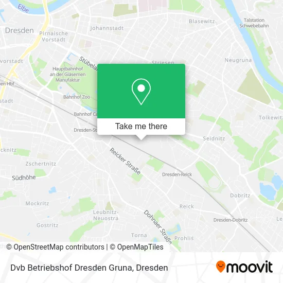 Карта Dvb Betriebshof Dresden Gruna